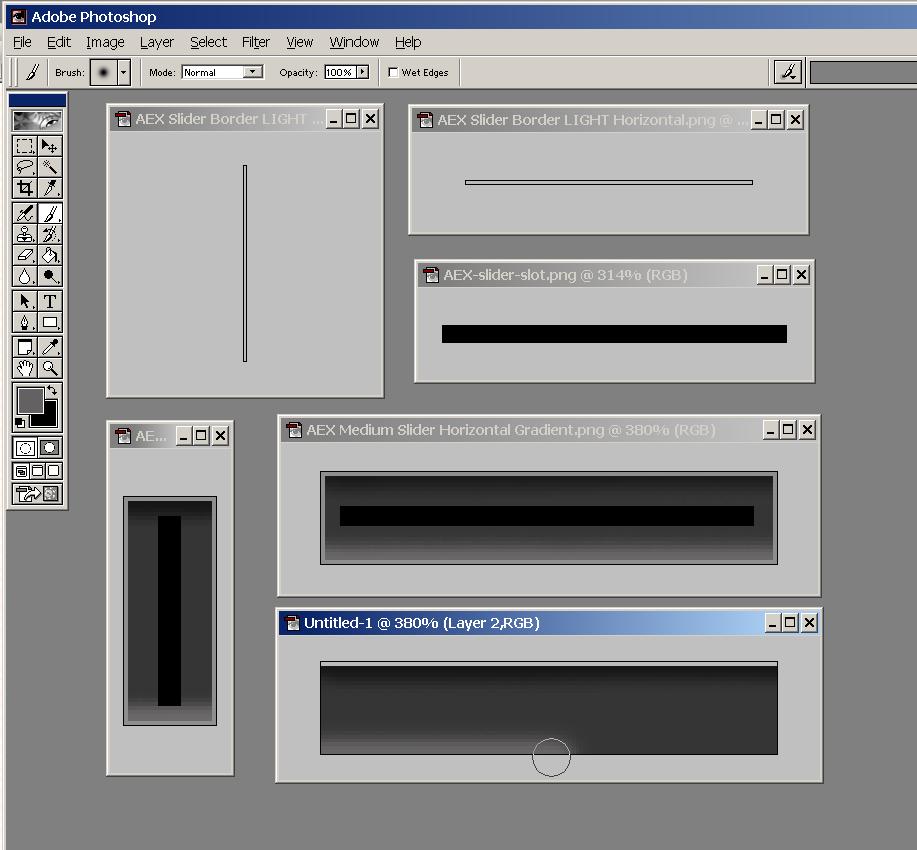 custom slider construction